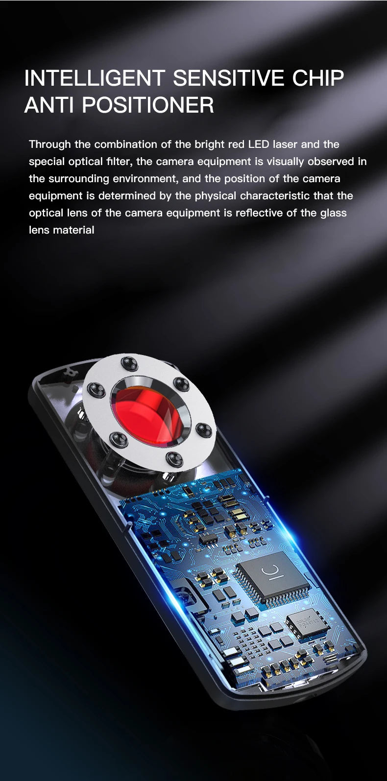Hidden Camera & Spy Detector – Professional Anti-Spy Gadget
