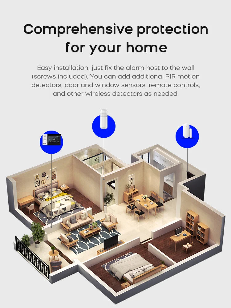 PGST PG-107 Tuya Wireless Home Alarm System