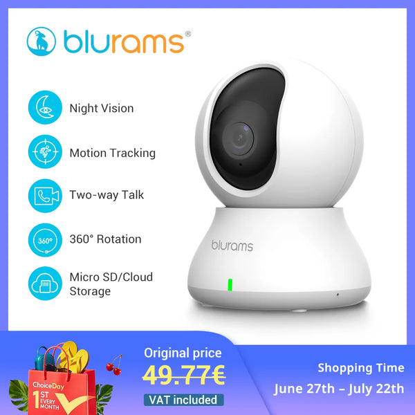 Blurams 2K 360° Indoor WiFi Camera