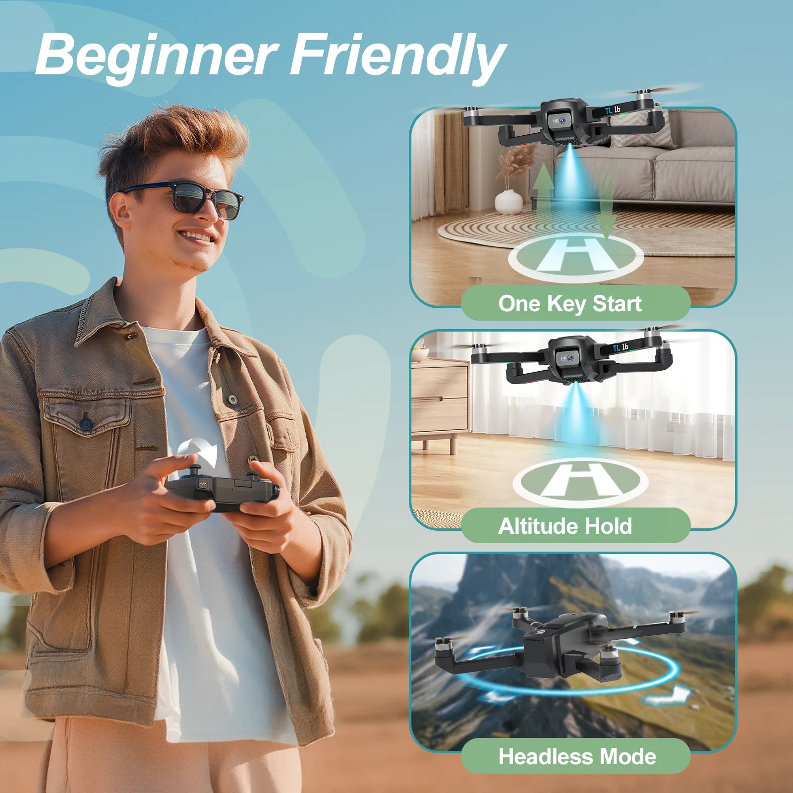 TL16 1080P HD Camera Drone