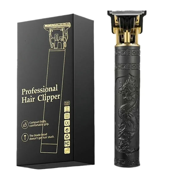 Rechargeable Electric Hair Clipper – Black Dragon Edition