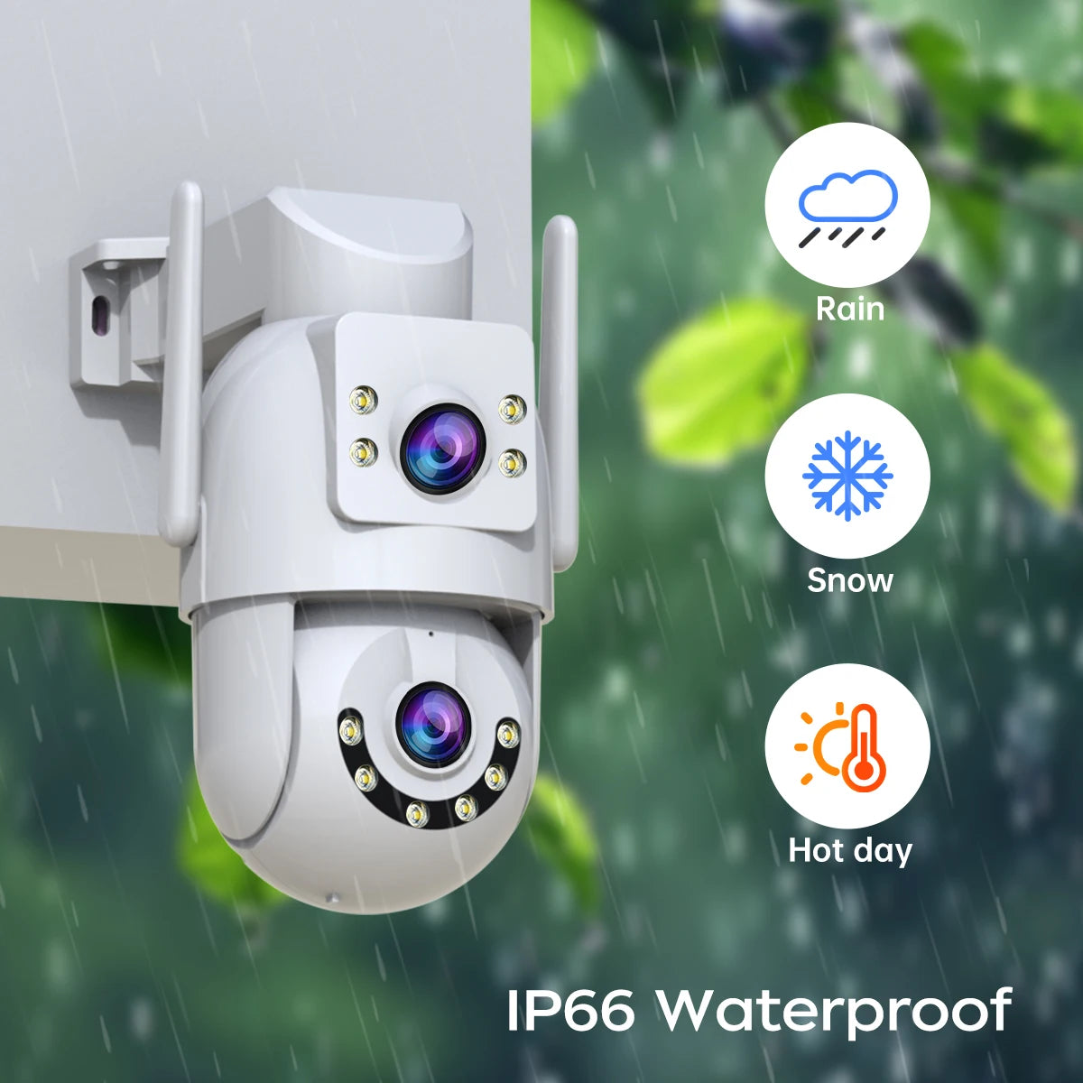 Jooan 4K 8MP WiFi PTZ Outdoor Camera