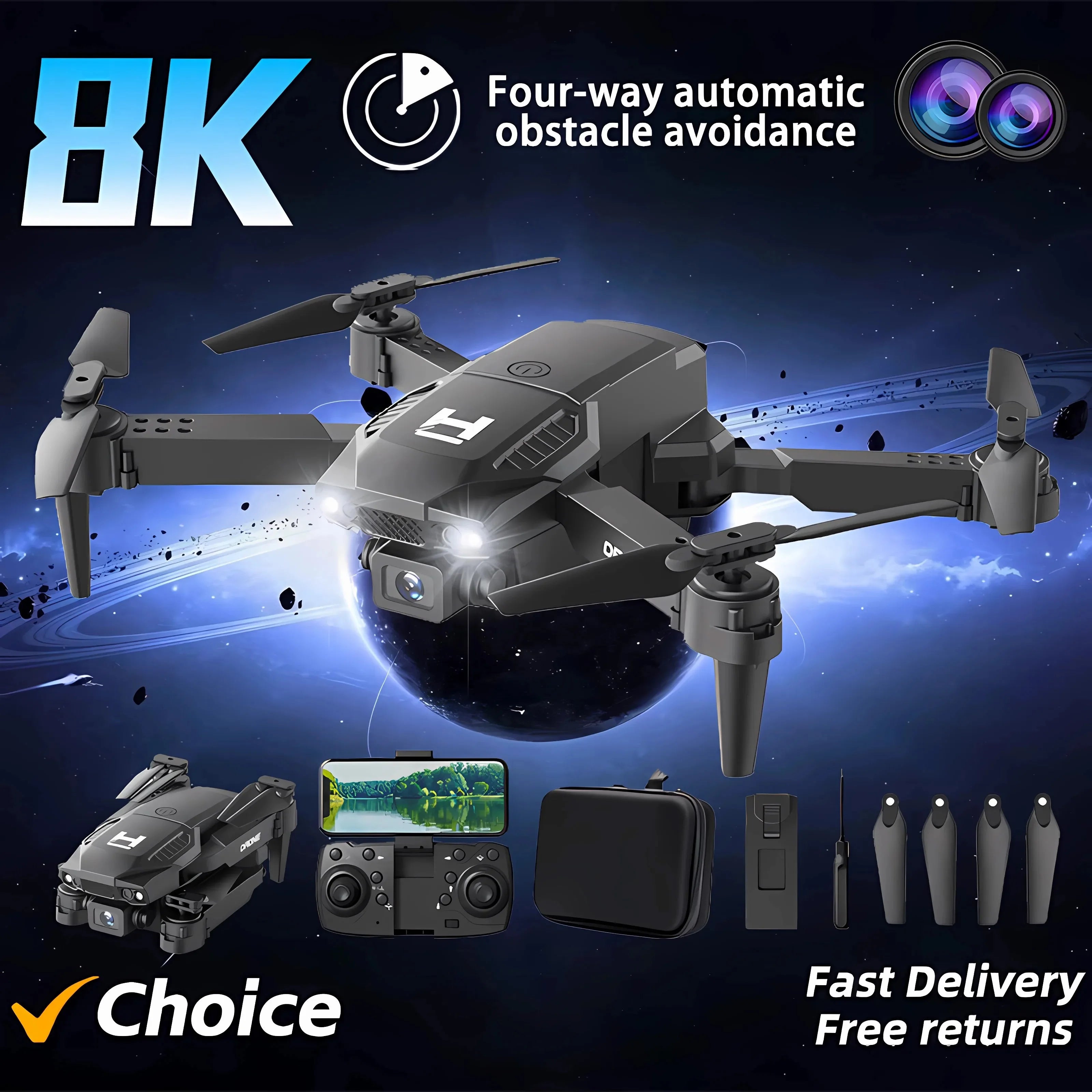 H4 Mini 8K Dual Camera Drone