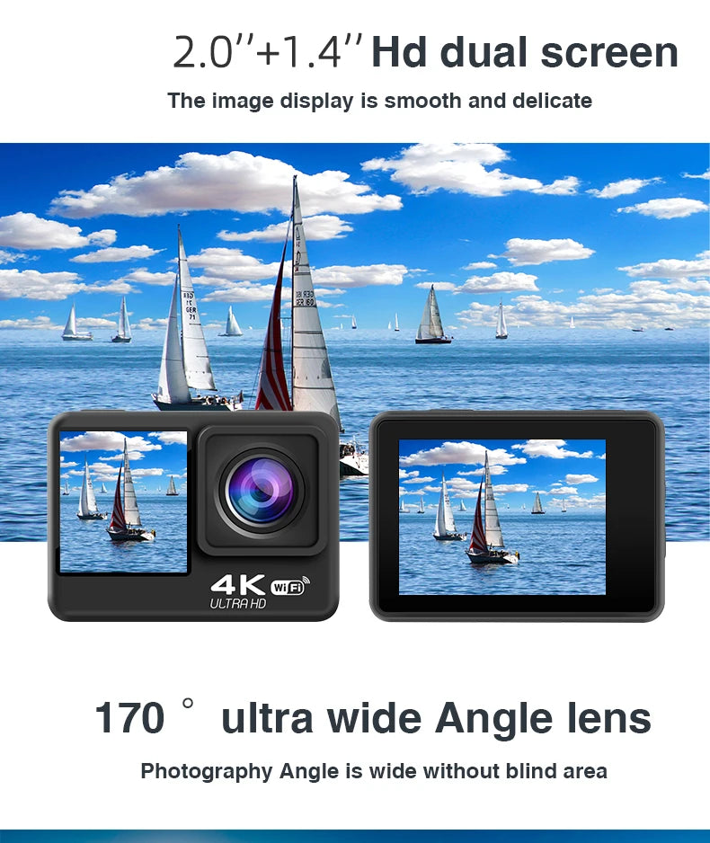 4K Ultra HD Waterproof Action Camera