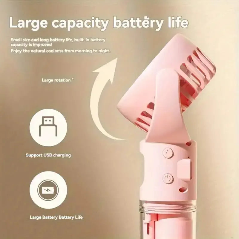 2025 Neck Hanging USB Fan with Humidifier