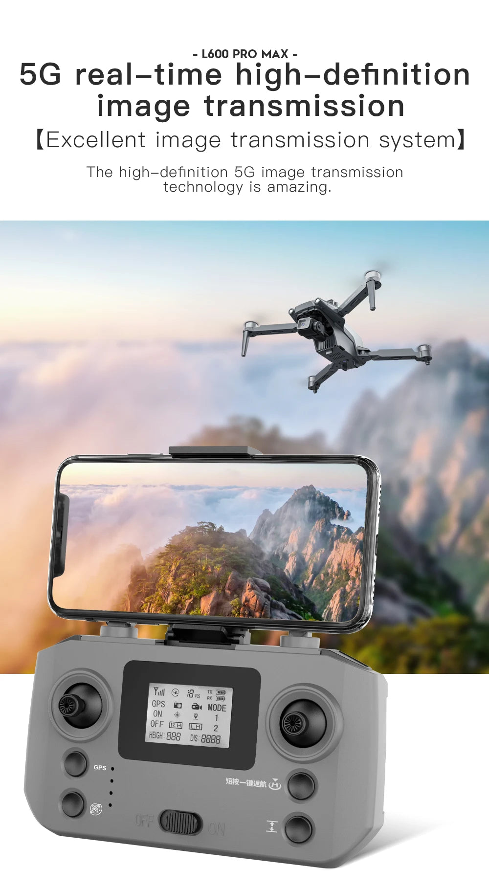 L600 Pro Max 4K GPS Drone
