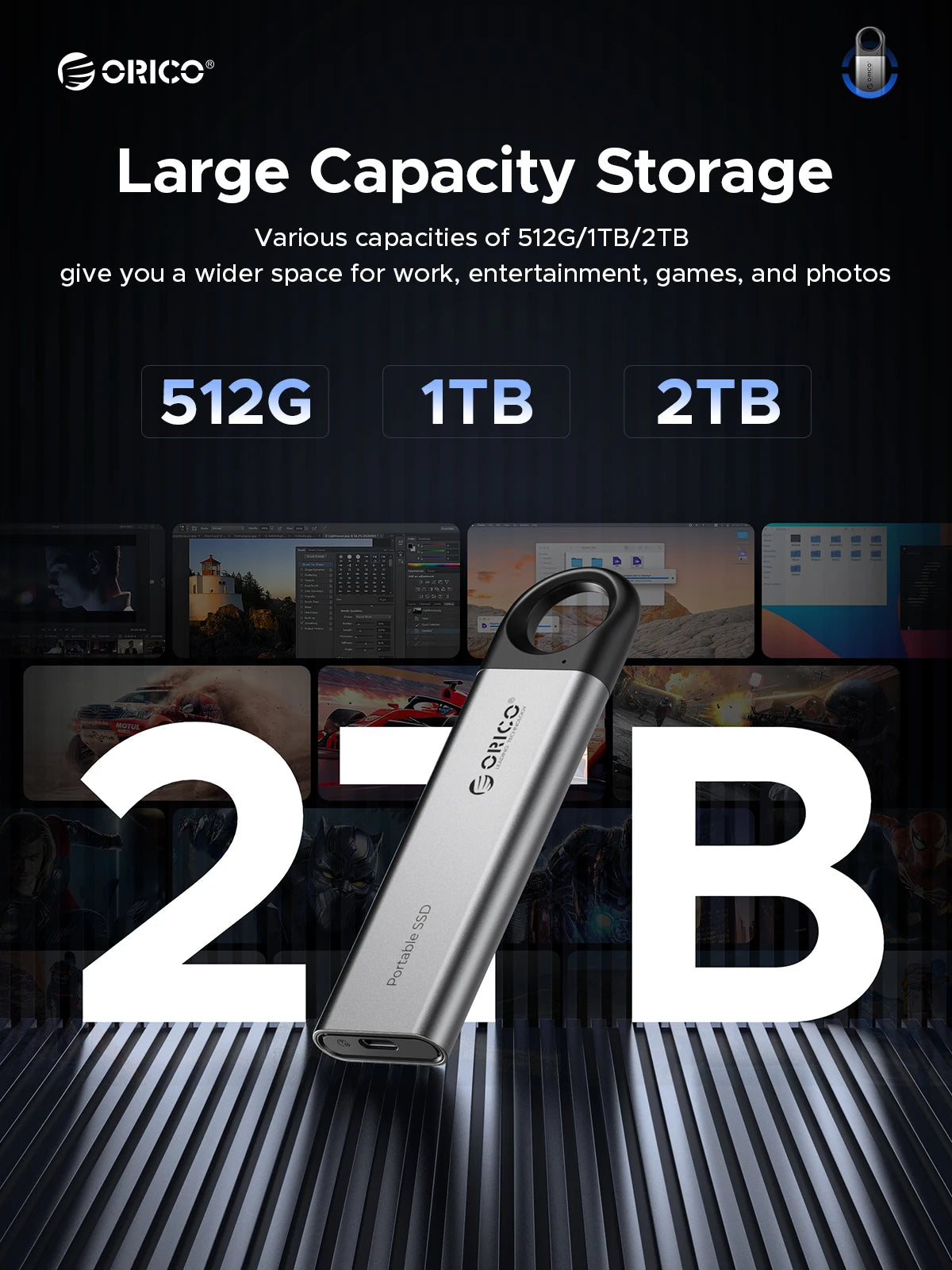 ORICO 1TB Portable External SSD