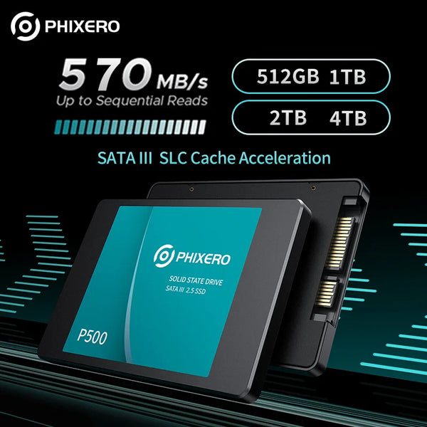 PHIXERO 2.5" SATA SSD