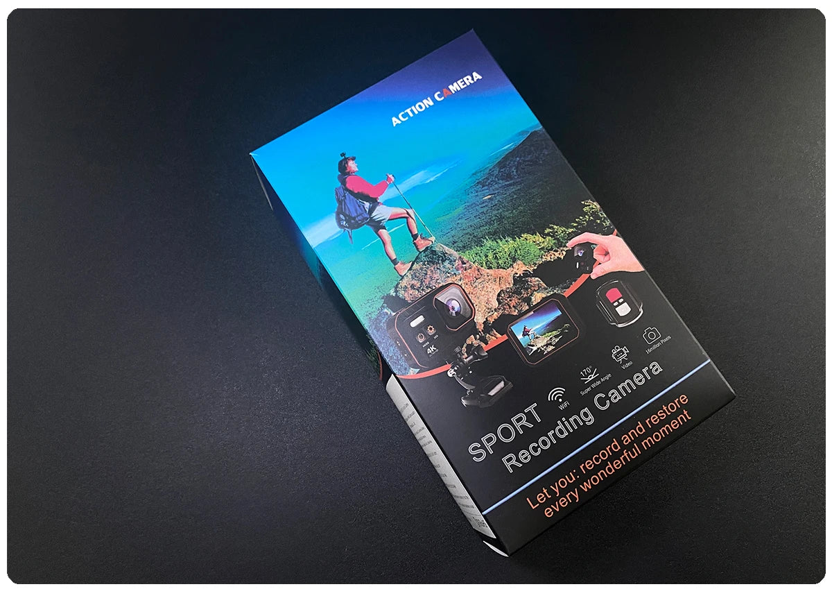4K Waterproof Action Camera with Remote