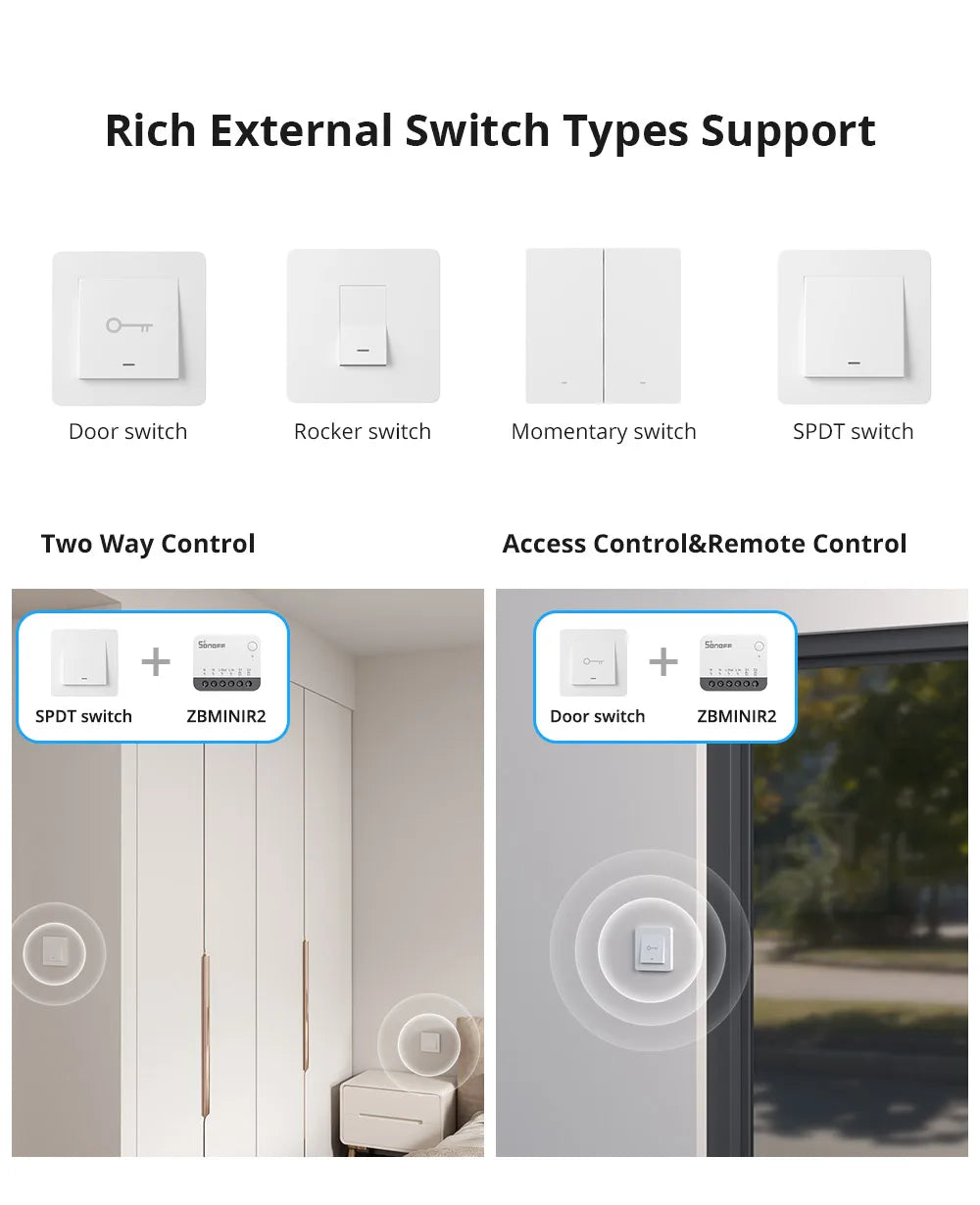 SONOFF ZBMINIR2 Zigbee Smart Switch
