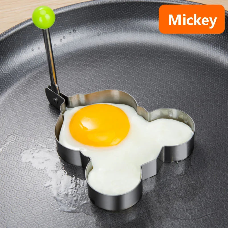 Stainless Steel Heart-Shaped Egg & Pancake Mold