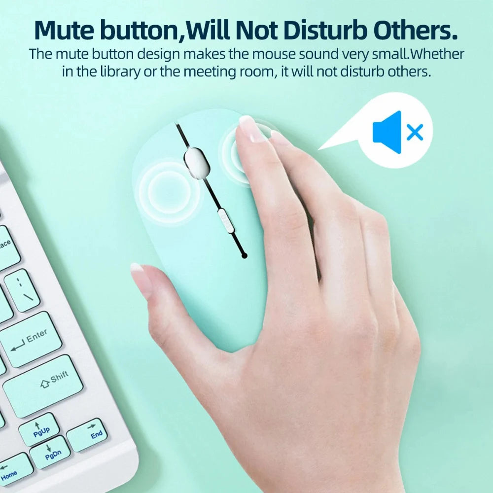 Silent Bluetooth Wireless Mouse