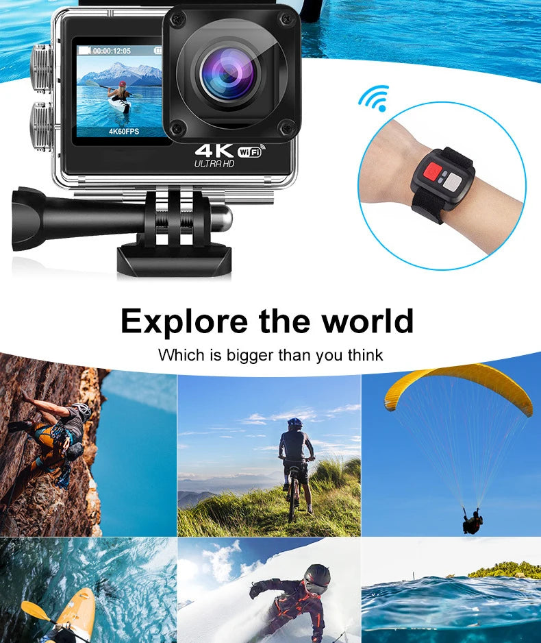 4K Ultra HD Waterproof Action Camera