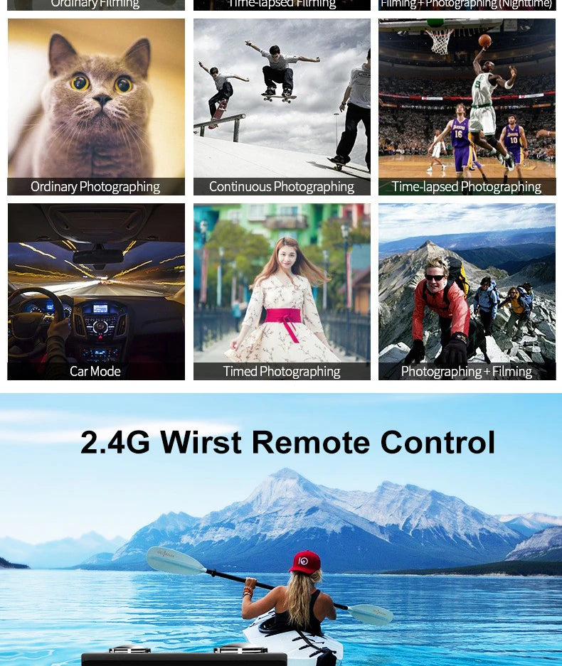 4K Ultra HD Waterproof Action Camera
