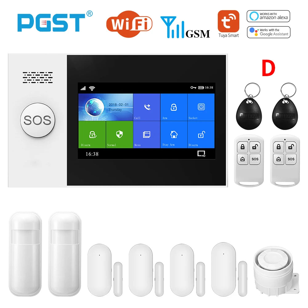 PGST PG-107 Tuya Wireless Home Alarm System