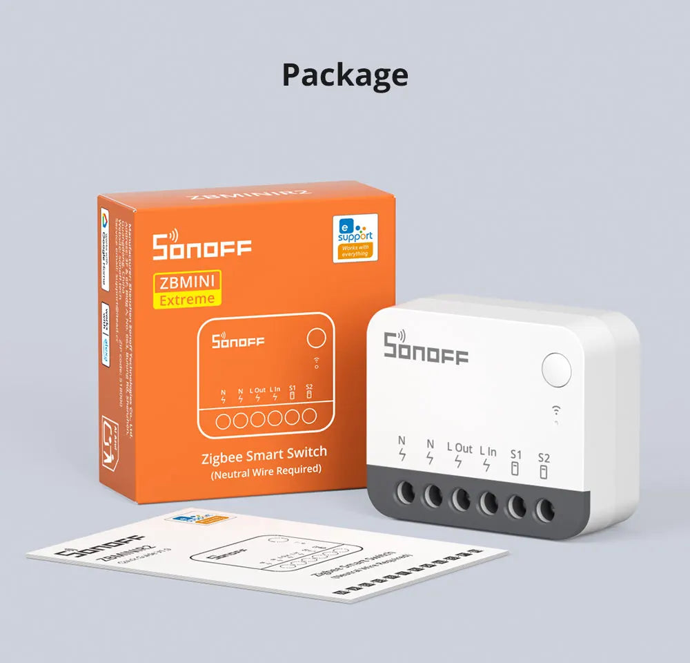 SONOFF ZBMINIR2 Zigbee Smart Switch