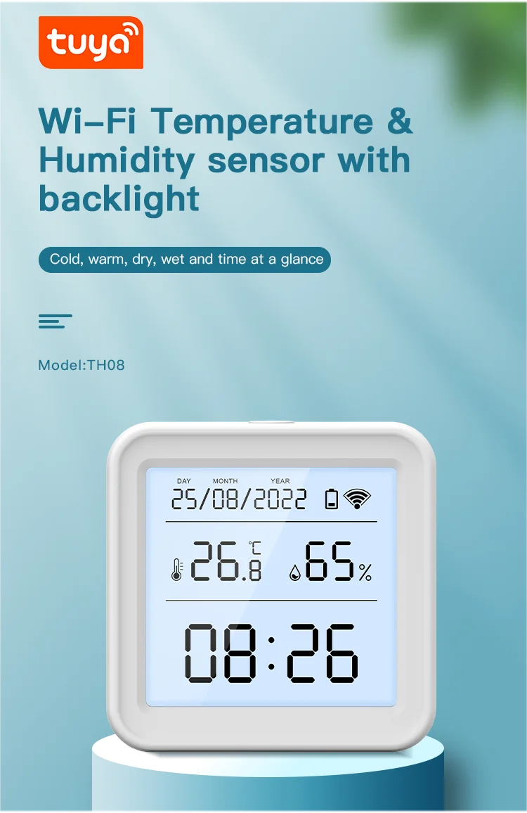 Tuya WiFi Temperature & Humidity Sensor