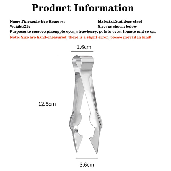 Stainless Steel Pineapple Seed Remover