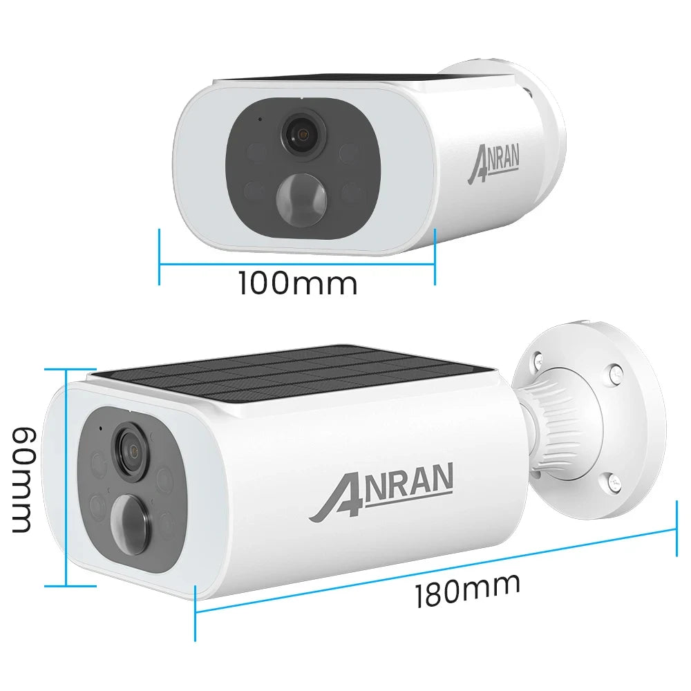 ANRAN 3MP Solar WiFi Security Camera