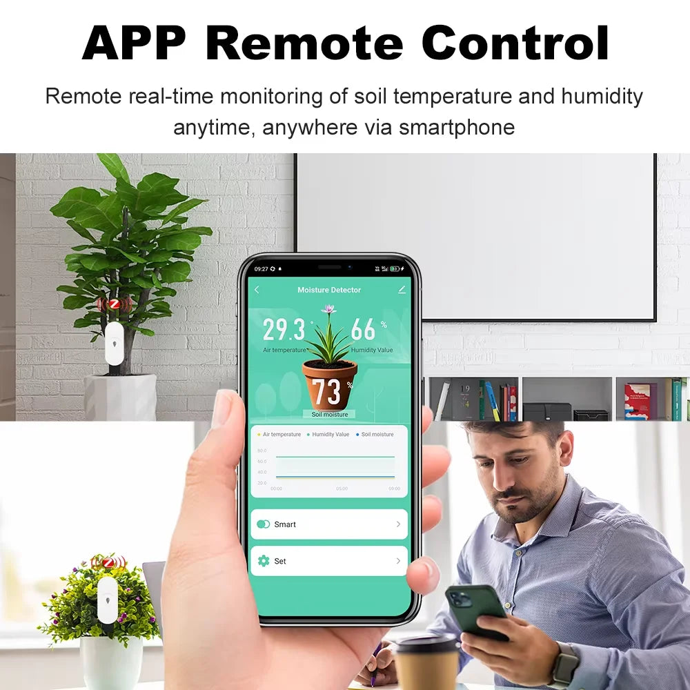 Tuya ZigBee Soil Moisture & Temp Sensor