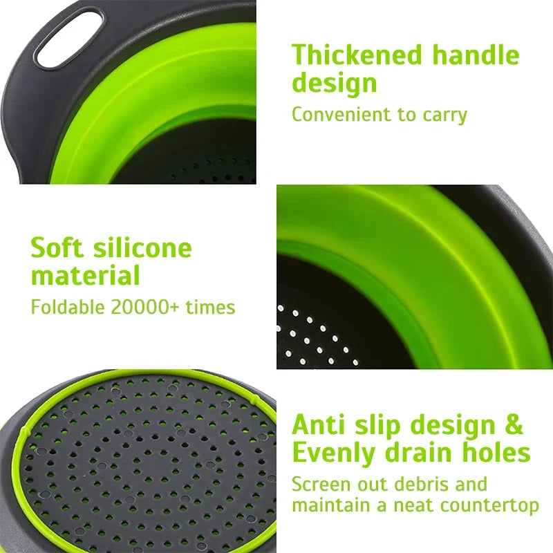 Foldable Silicone Colander
