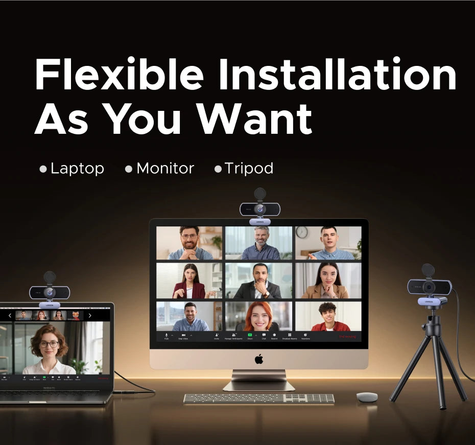 UGREEN 8MP 4K FHD Webcam
