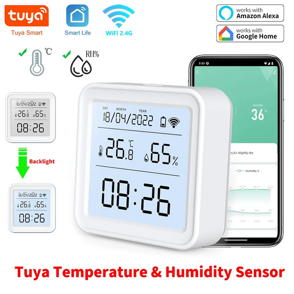 Tuya WiFi Temperature & Humidity Sensor
