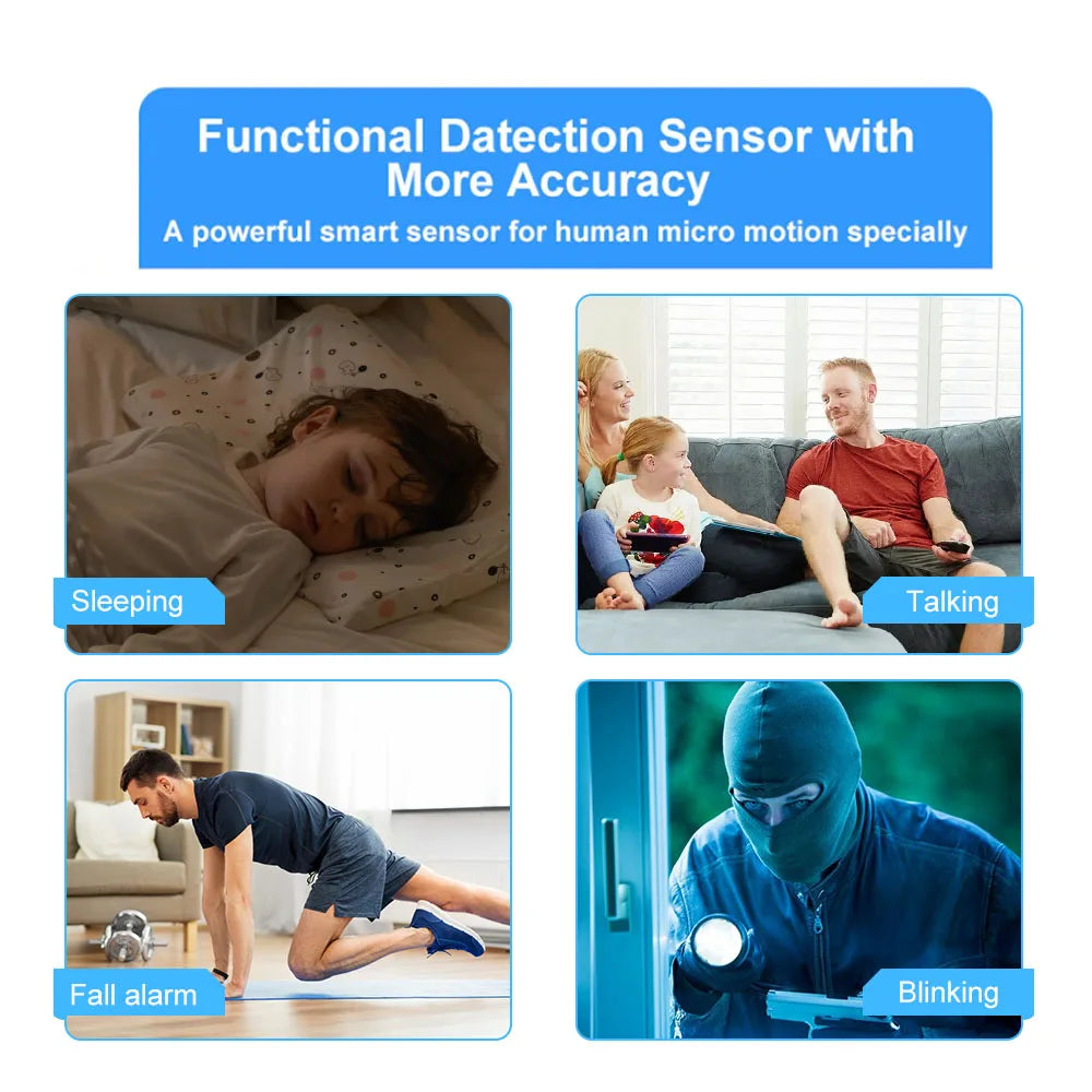 Tuya Zigbee/WiFi Smart Radar Motion Sensor
