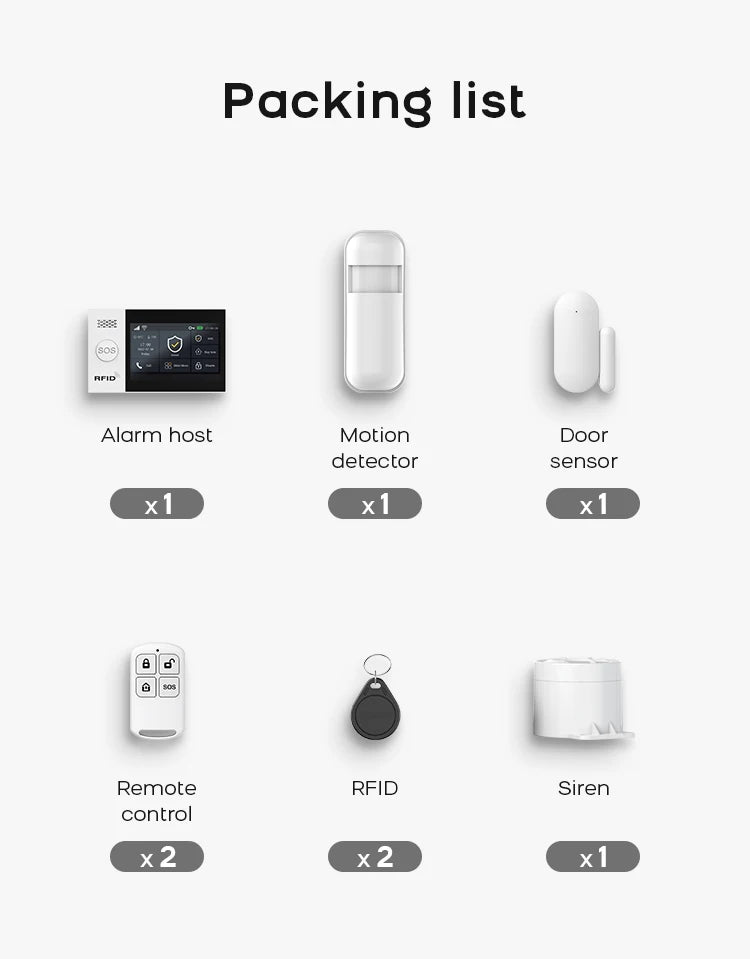 PGST PG-107 Tuya Wireless Home Alarm System