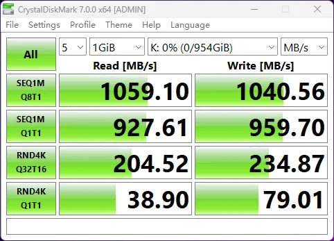 ORICO 1TB Portable External SSD