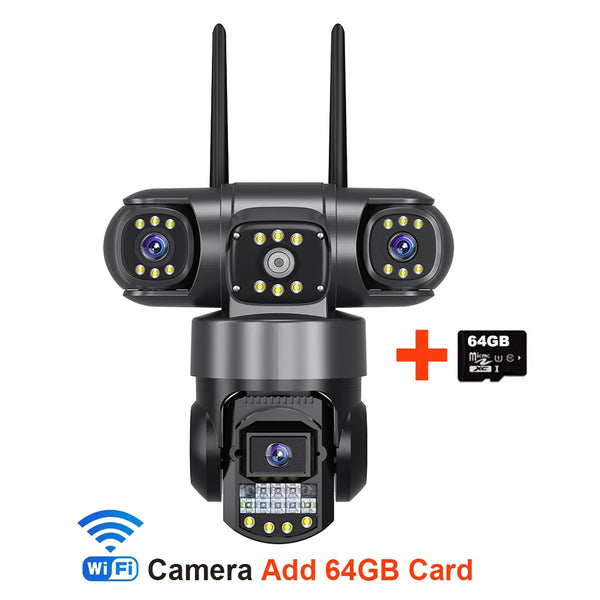 V380 Pro 12MP 6K Triple Lens WiFi Camera