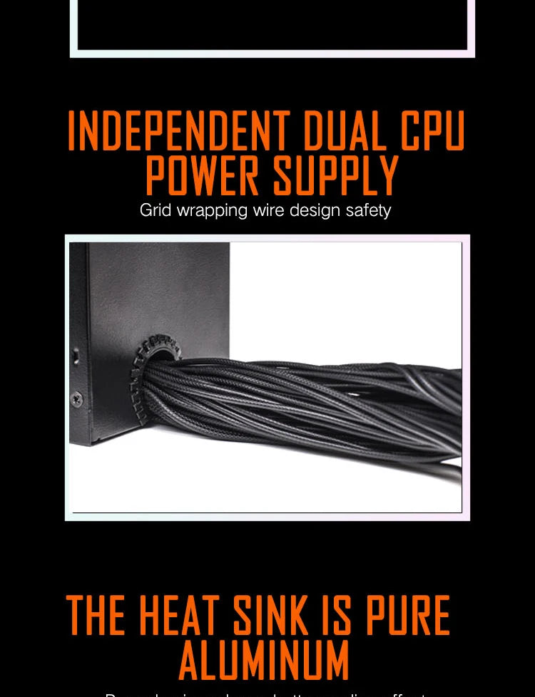 Aigo AK RGB Gaming PC Power Supply