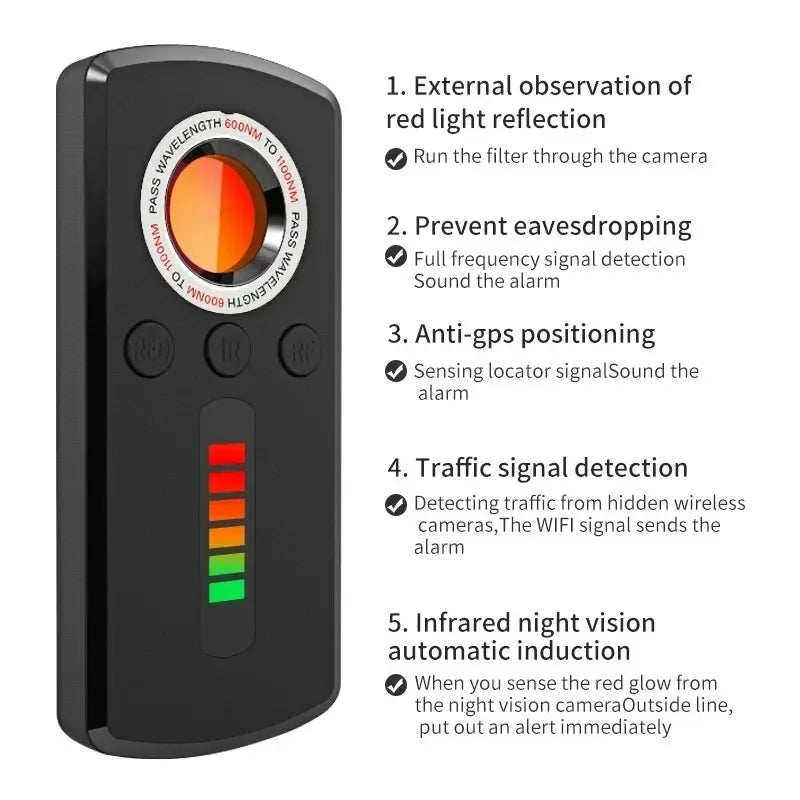 Hidden Camera & Spy Detector – Professional Anti-Spy Gadget