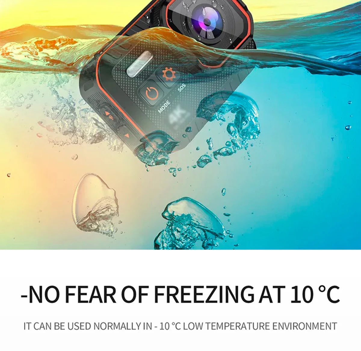4K Waterproof Action Camera with Remote