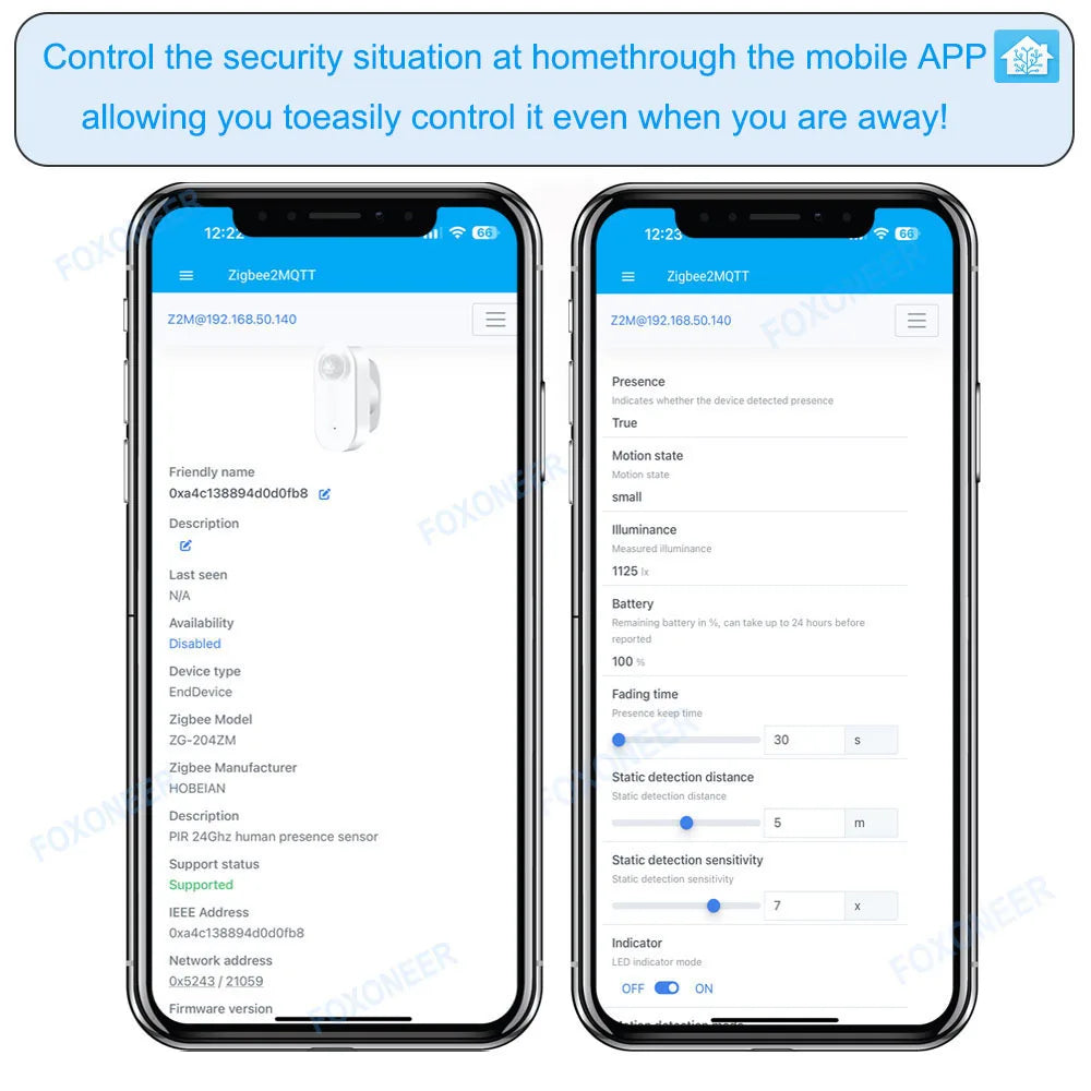 Zigbee Smart PIR Presence Detector