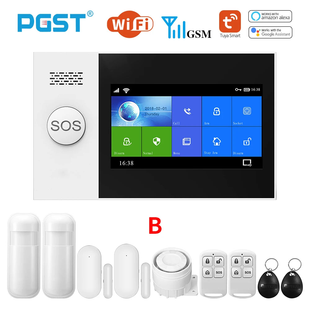 PGST PG-107 Tuya Wireless Home Alarm System