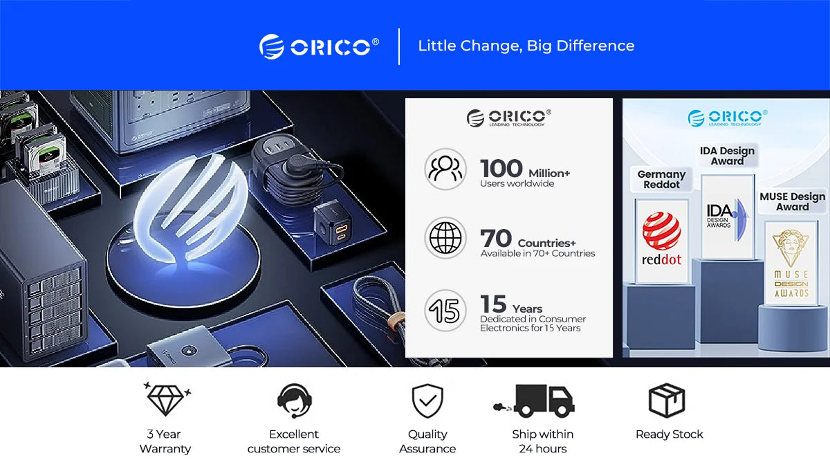 ORICO 2TB NVMe PCIe 4.0 SSD