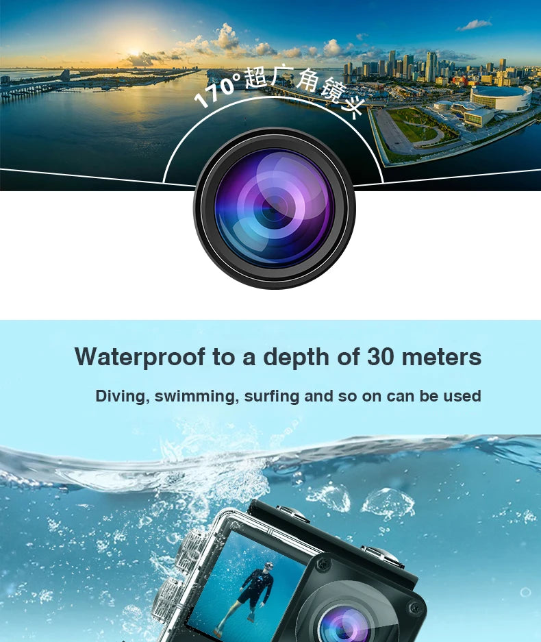 4K Ultra HD Waterproof Action Camera