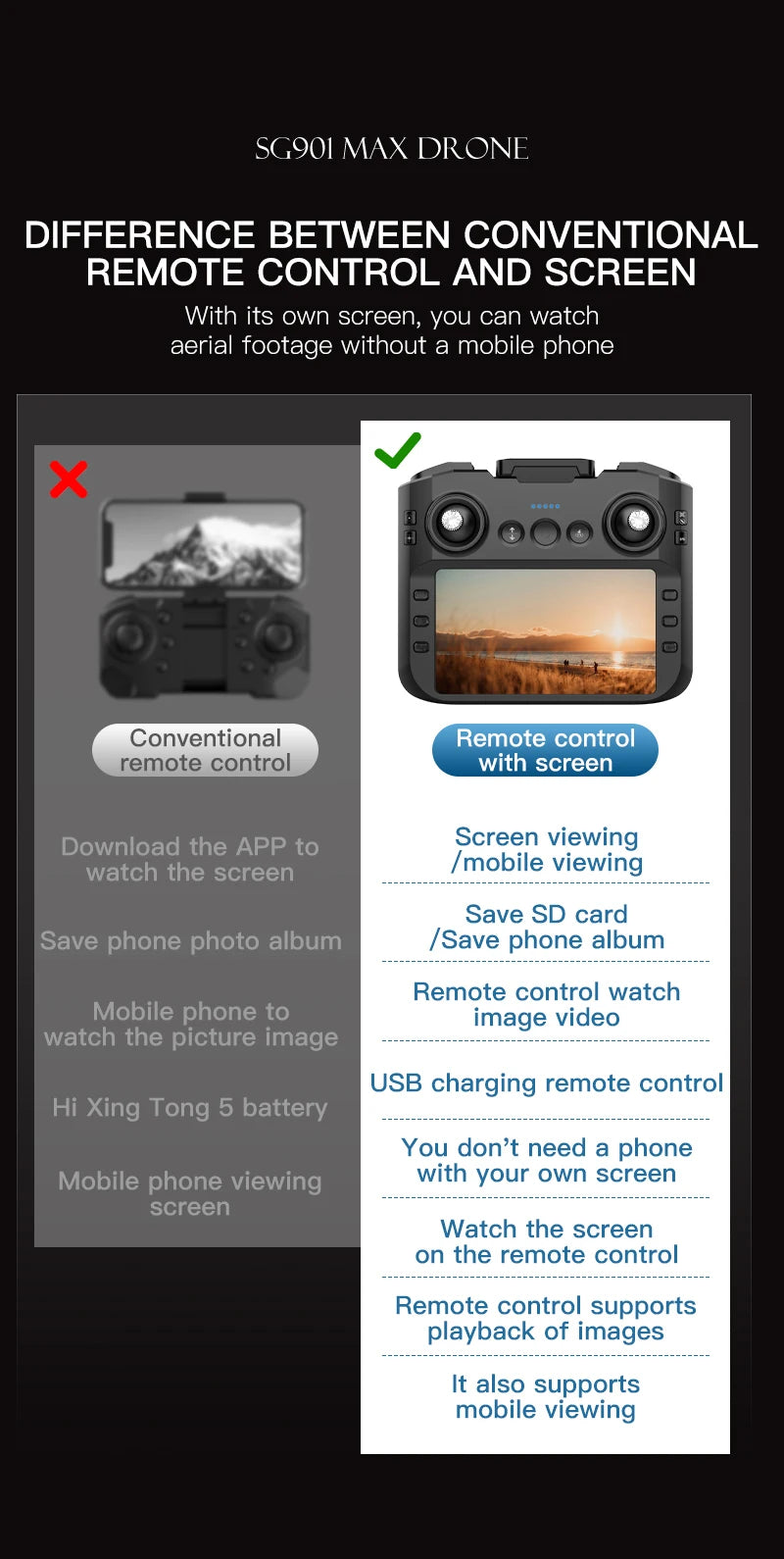 Xiaomi SG901 MAX GPS 8K Drone