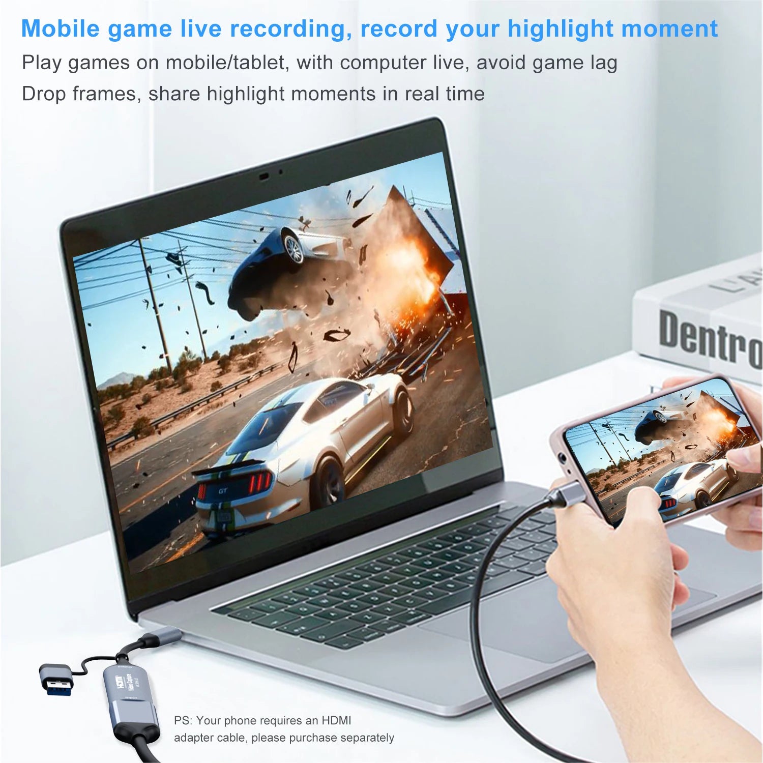 2-in-1 USB Type-C HDMI Capture Card