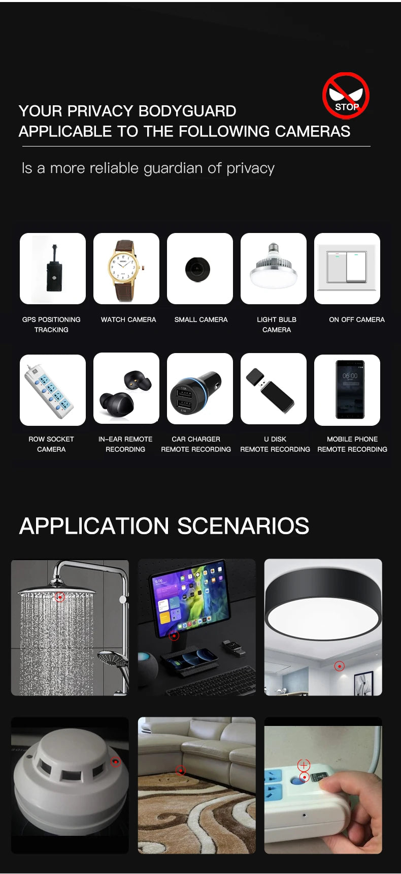 Hidden Camera & Spy Detector – Professional Anti-Spy Gadget