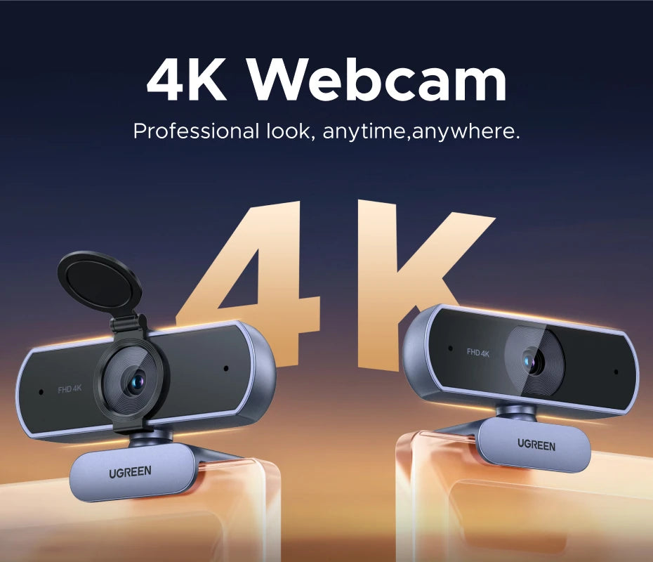 UGREEN 8MP 4K FHD Webcam