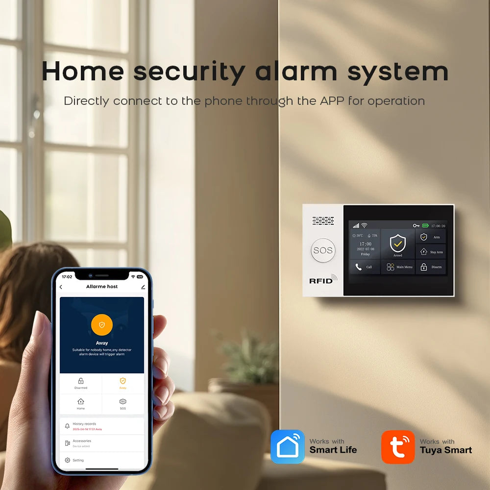 PGST PG-107 Tuya Wireless Home Alarm System