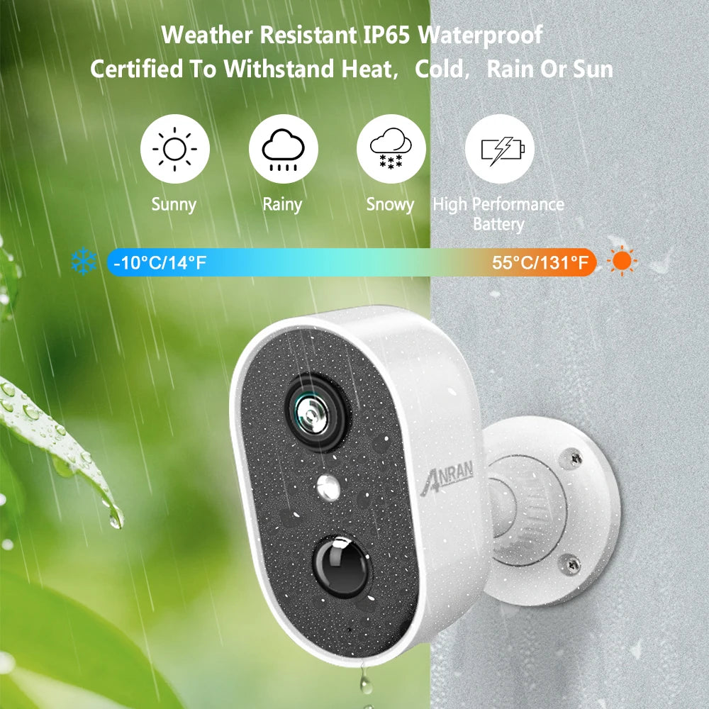ANRAN 2K Wireless Security Camera