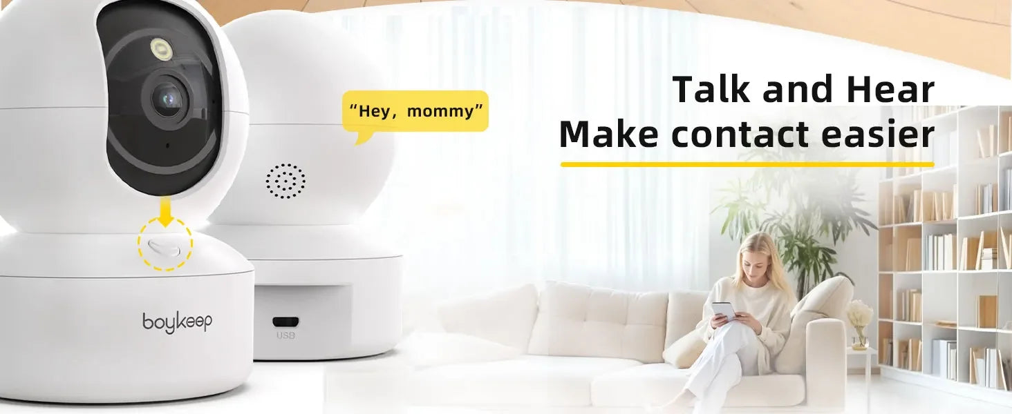BoyKeep 2K Smart Indoor Camera K30
