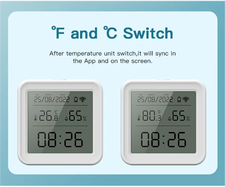 Tuya WiFi Temperature & Humidity Sensor