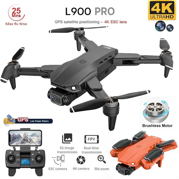 L900 Pro GPS 4K Dual Camera Drone