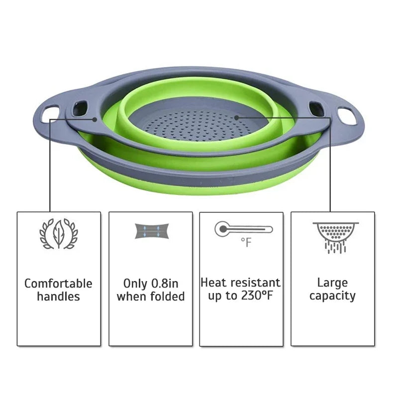 Foldable Silicone Colander