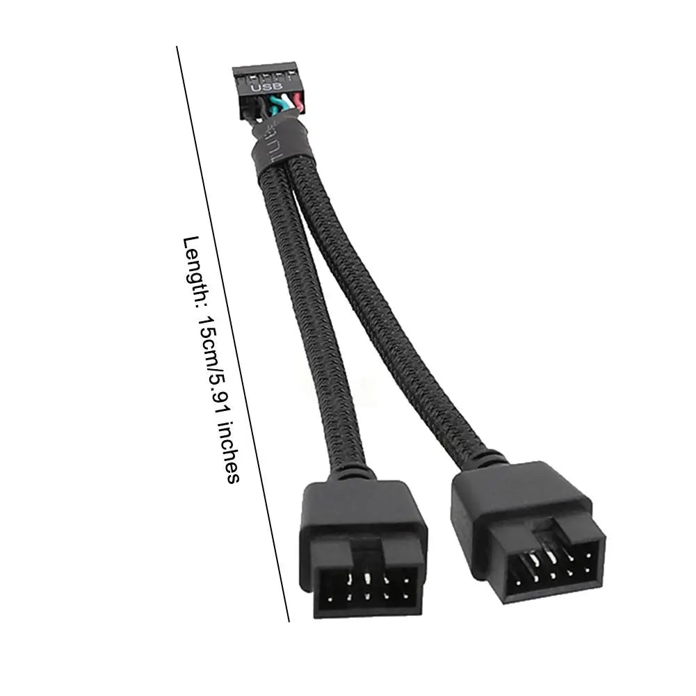 12cm USB 9-Pin Motherboard Extension Cable